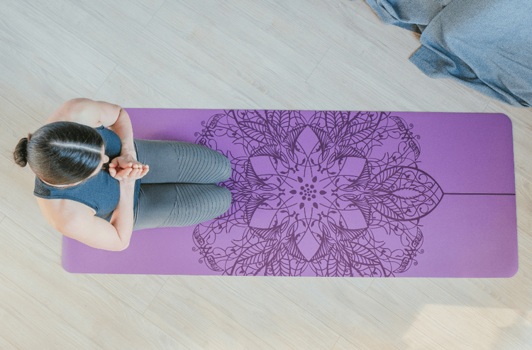 Коврик для йоги «Mandala Purple» EGOyoga